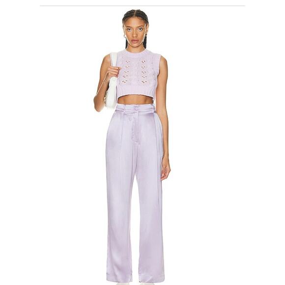 Sablyn Dominica Cashmere Crop Top in Sandhill S - Picture 2 of 4